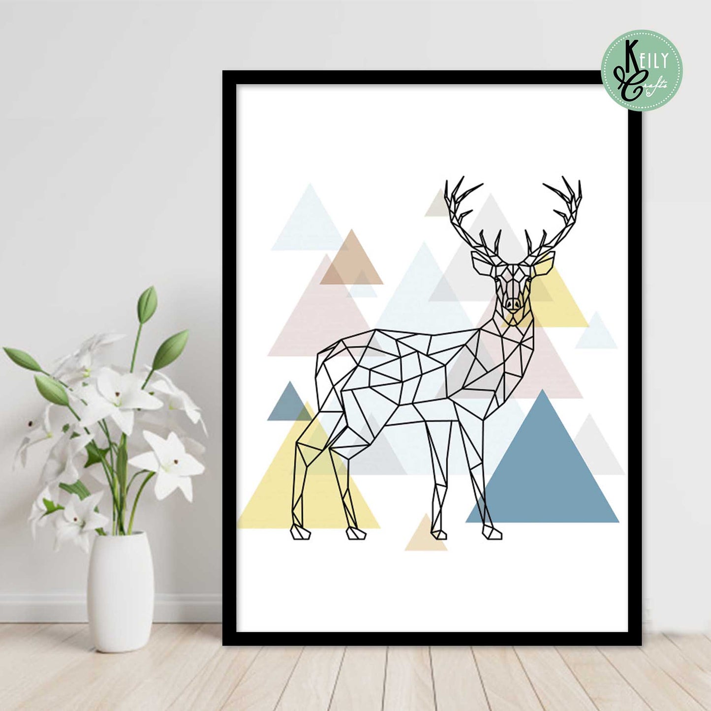 Scandinavian Deer Wall Art