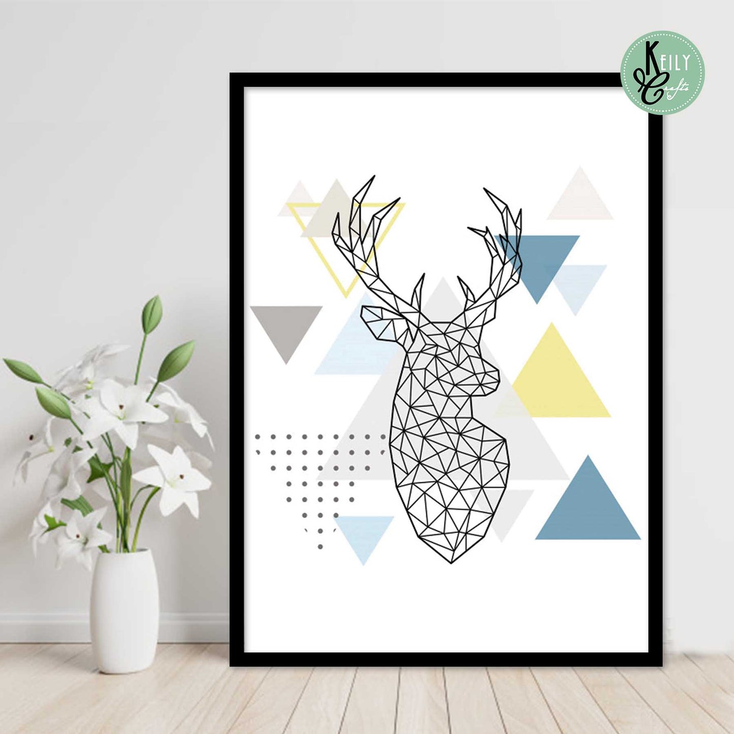 Scandinavian Deer Wall Art