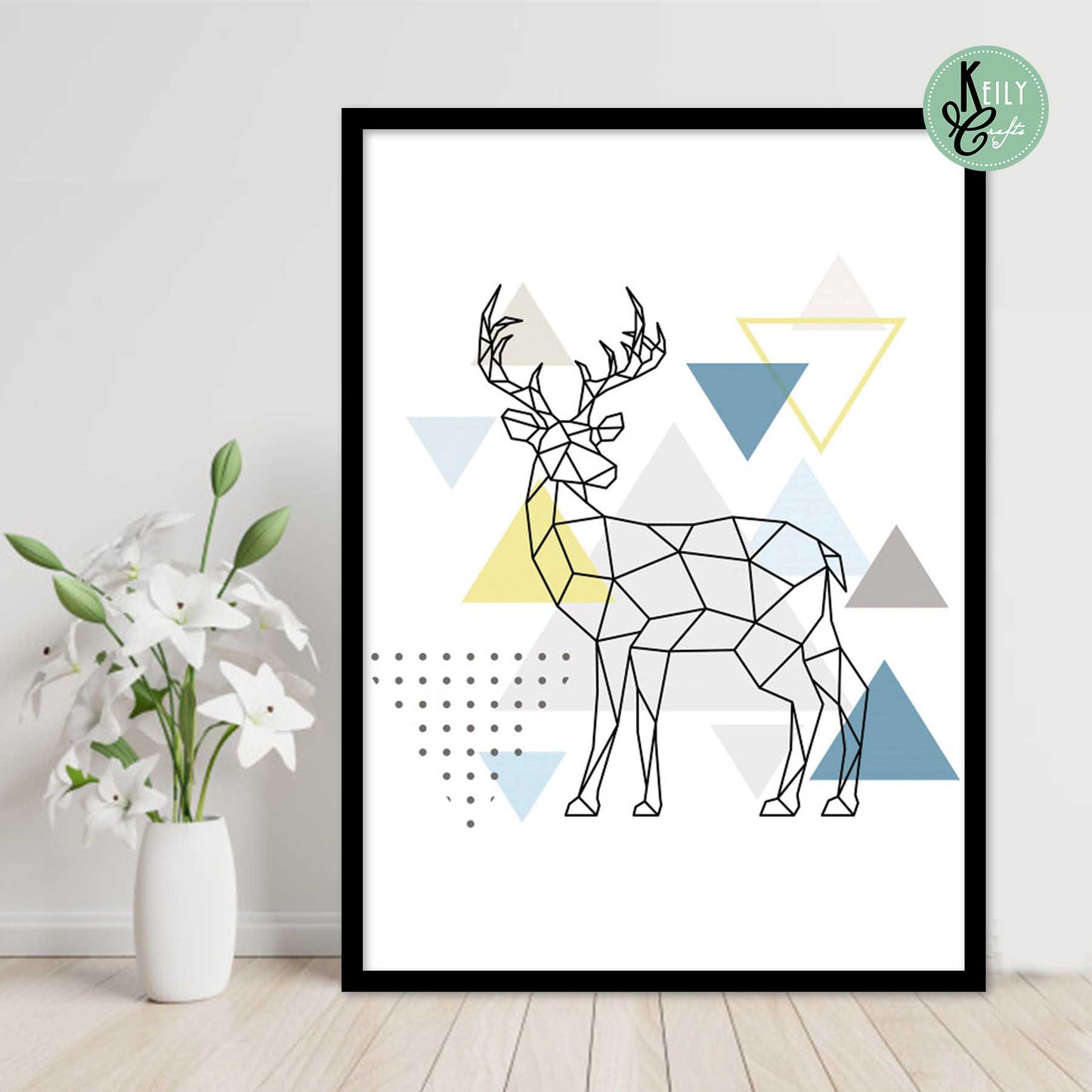 Scandinavian Deer Wall Art