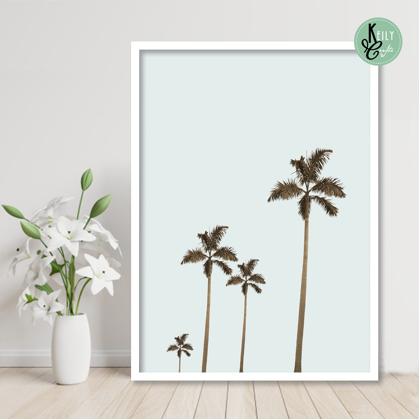 Pastel Beach Nature Wall Art