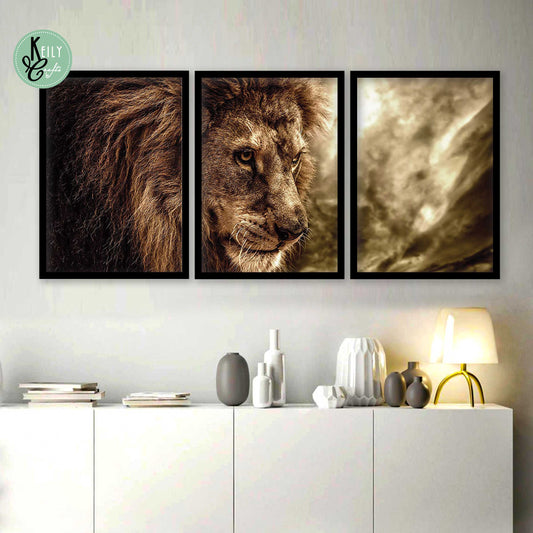 Modern Lion Art