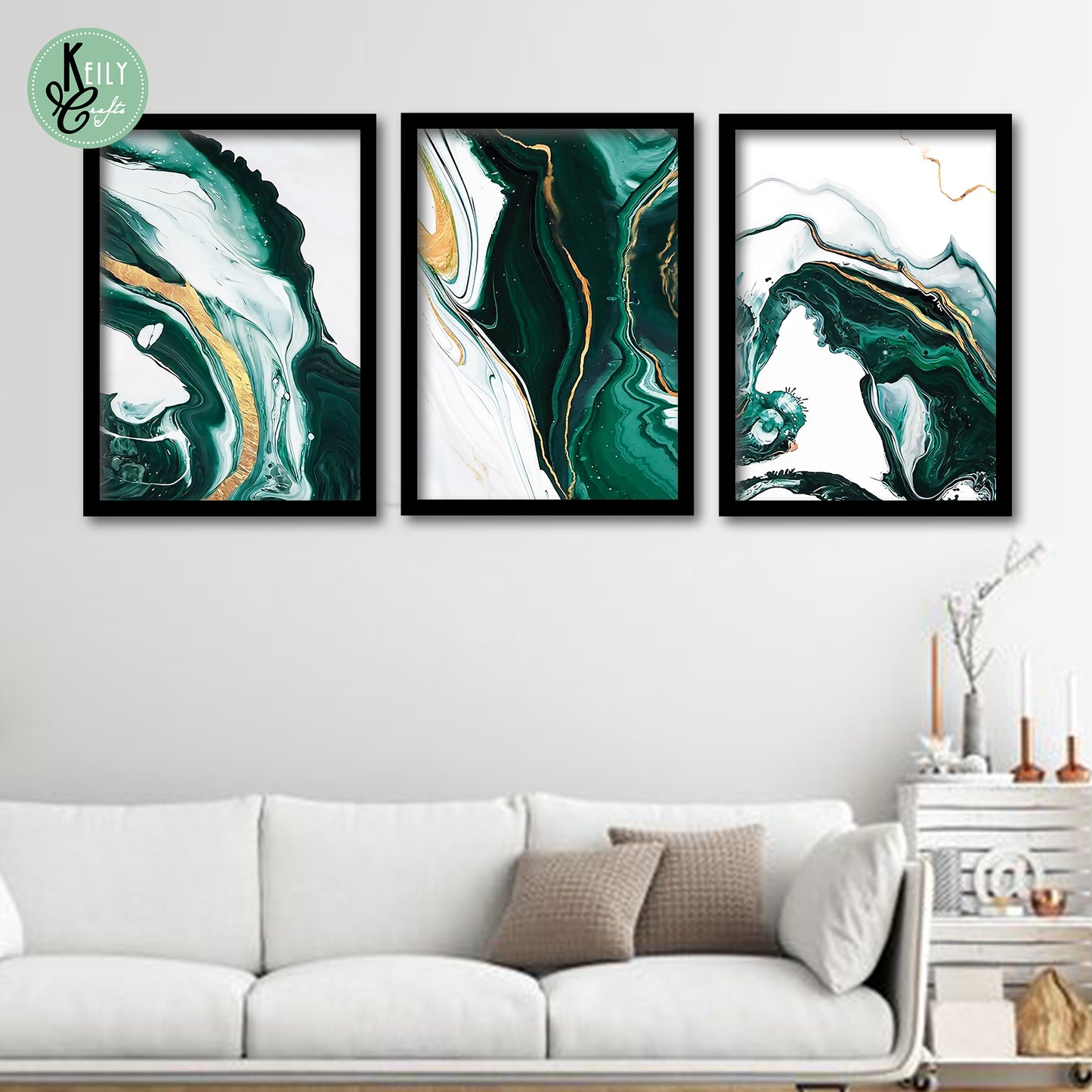 Emerald Modern Abstract