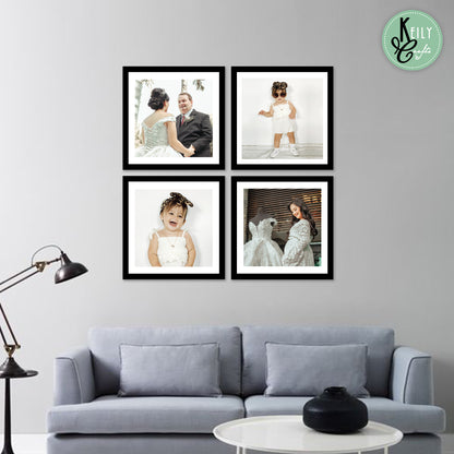 SET OF 4 PCS - PREMIUM FRAMED