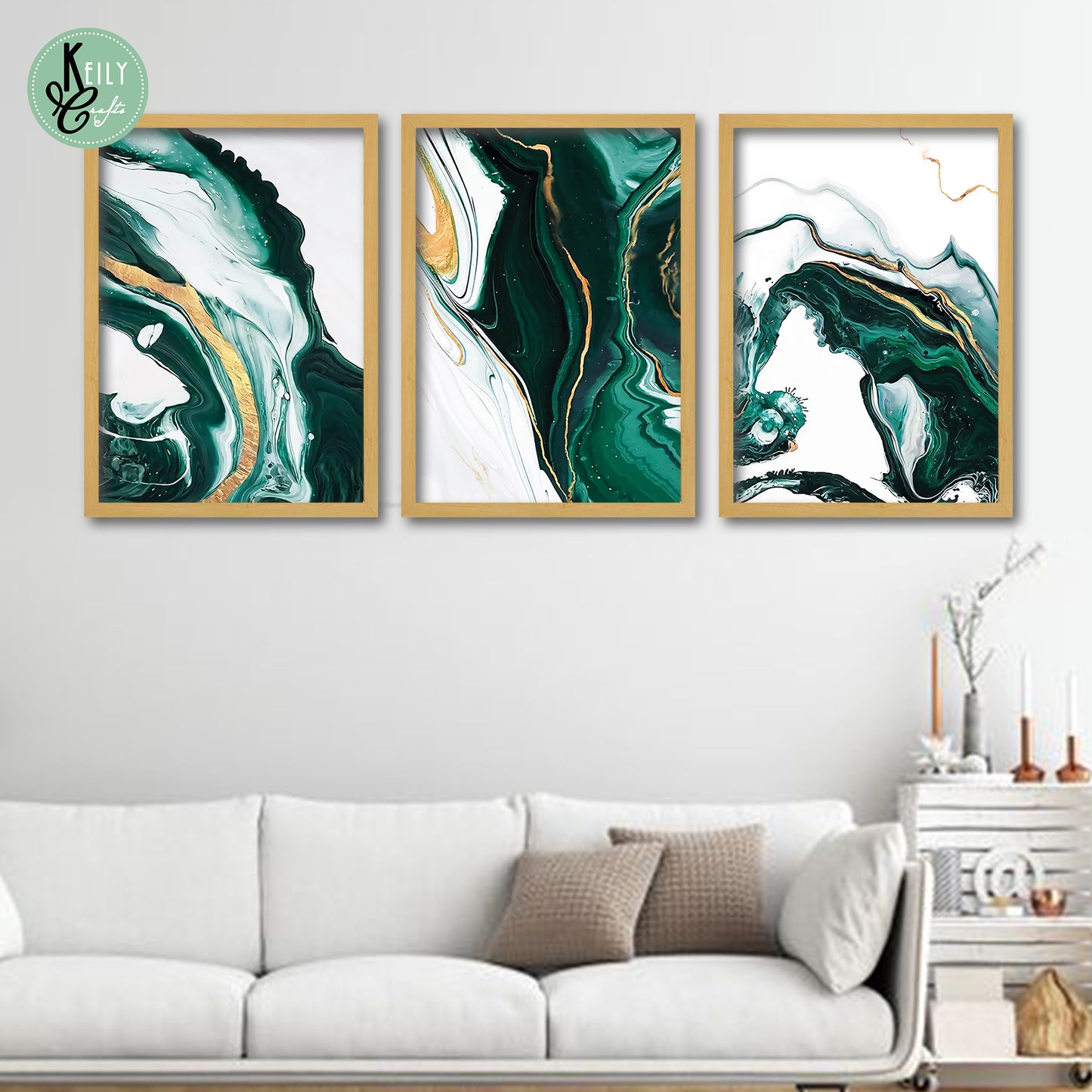 Emerald Modern Abstract