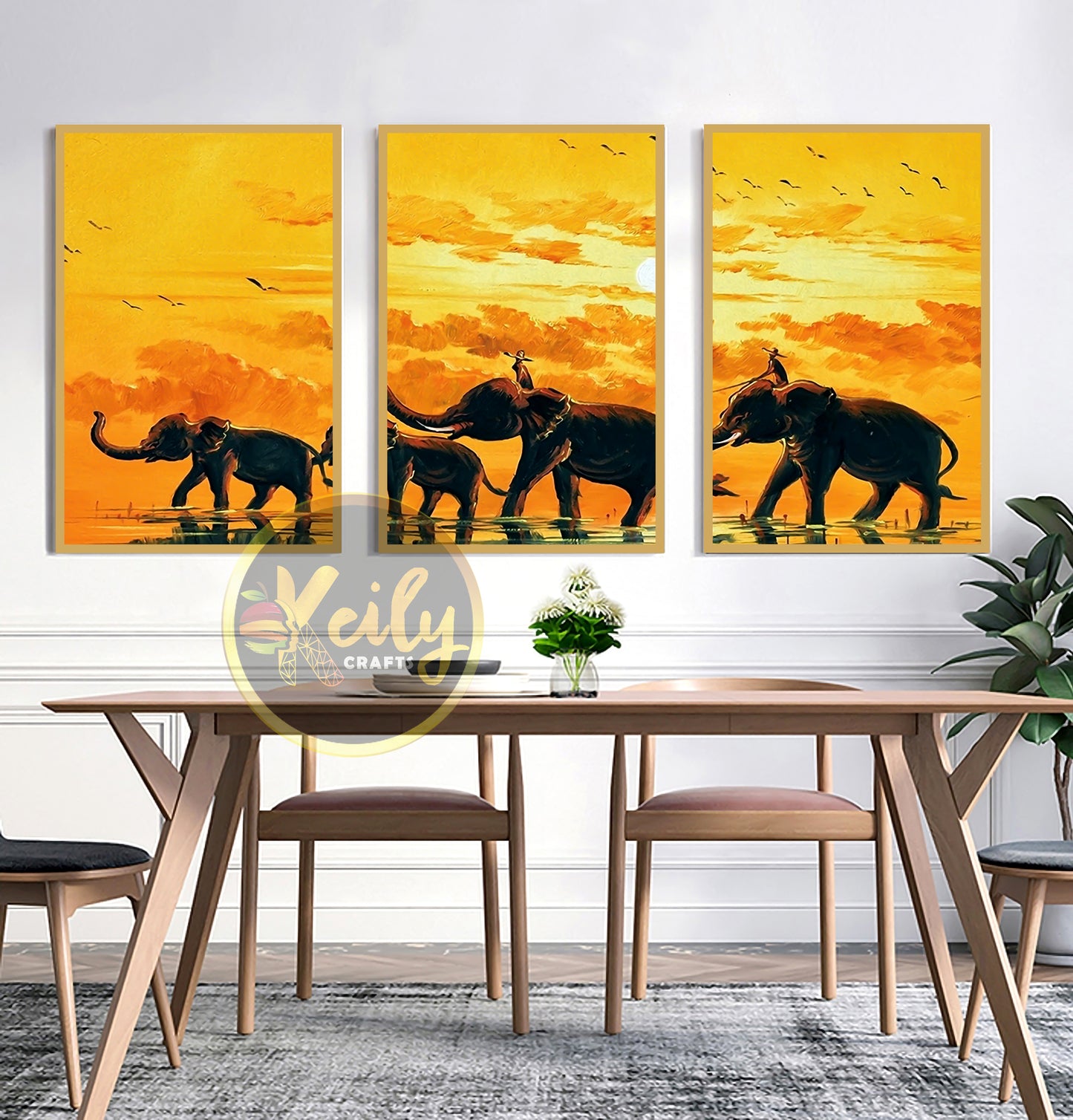 Elephants Painting