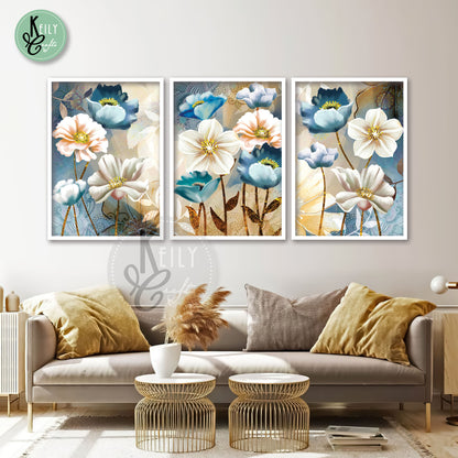 Scandinavian Abstract Flowers