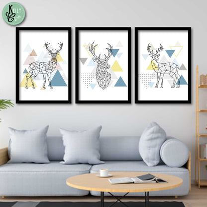 Scandinavian Deer Wall Art