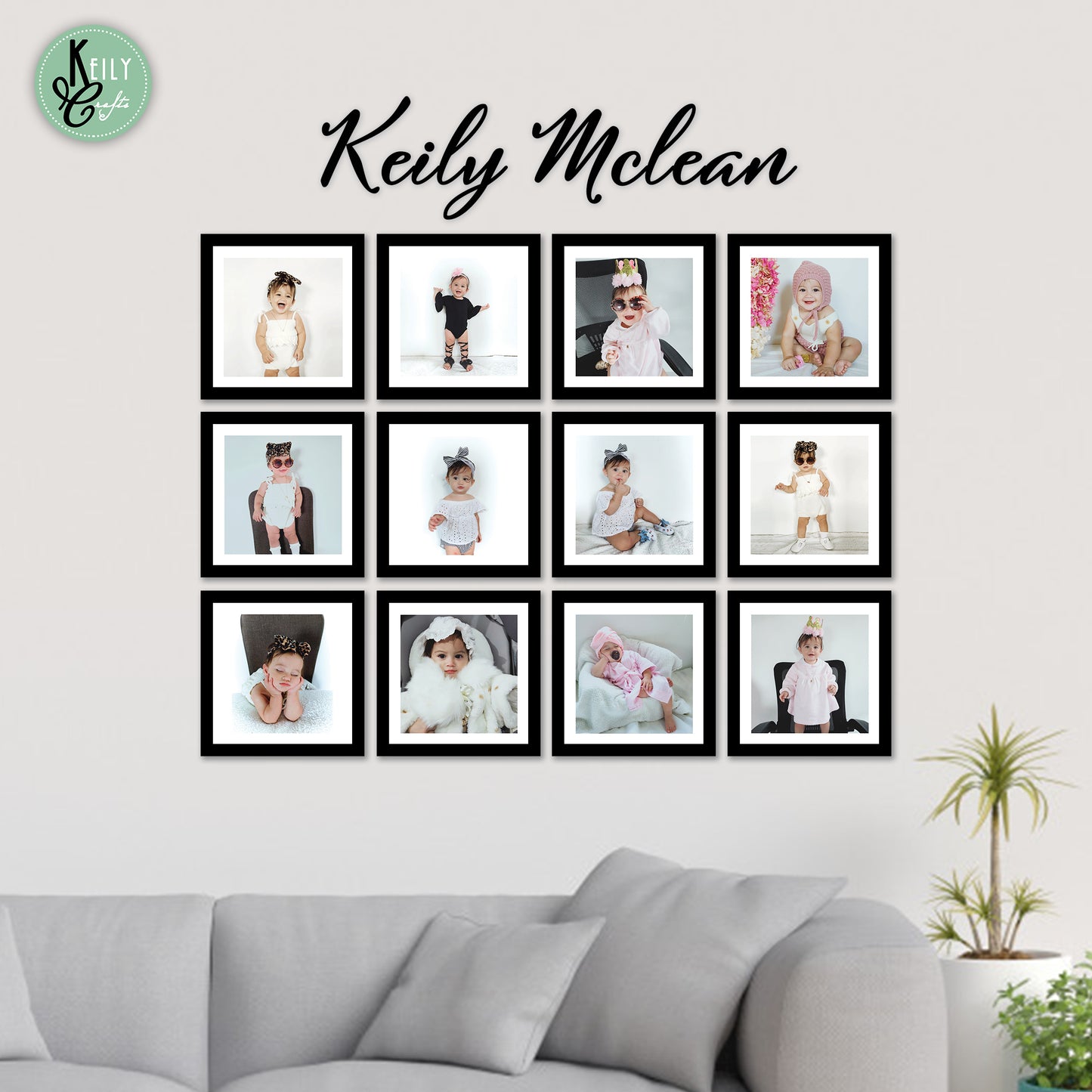 SET OF 12 PCS - PREMIUM FRAMED