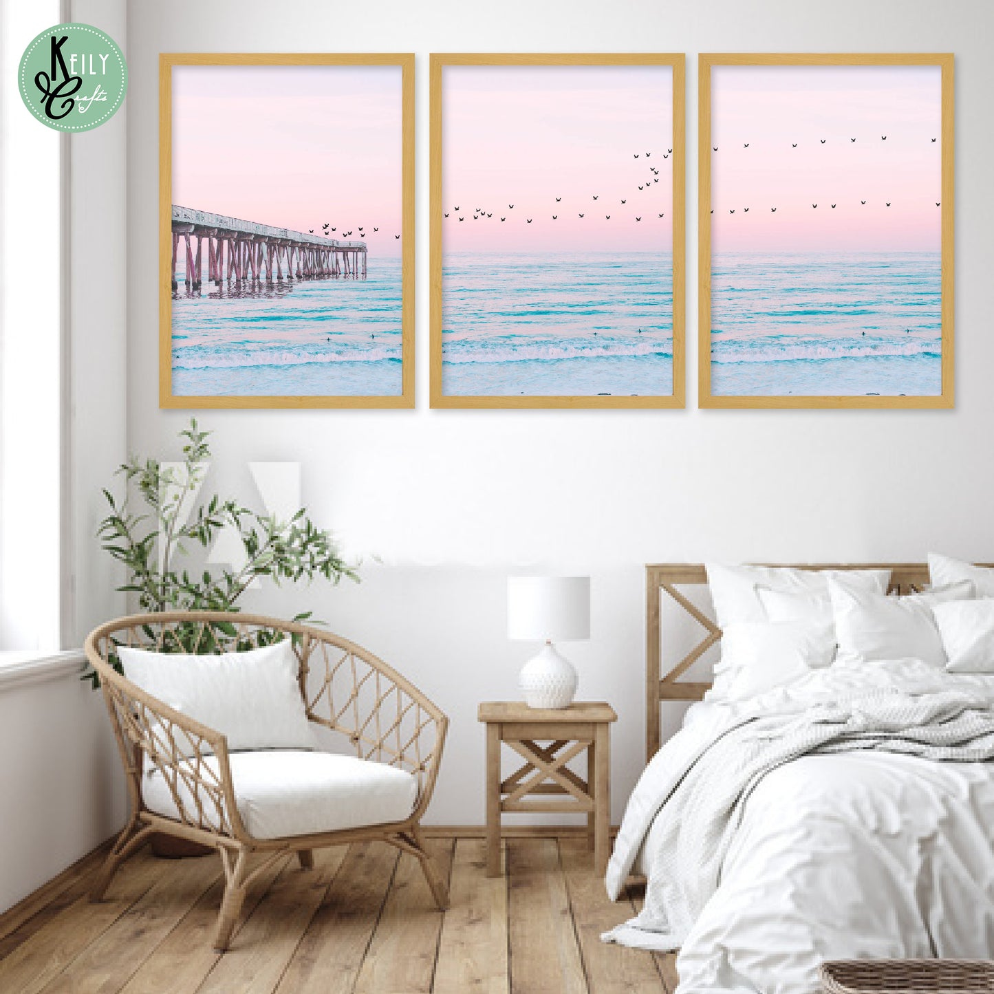 Pastel Beach Art