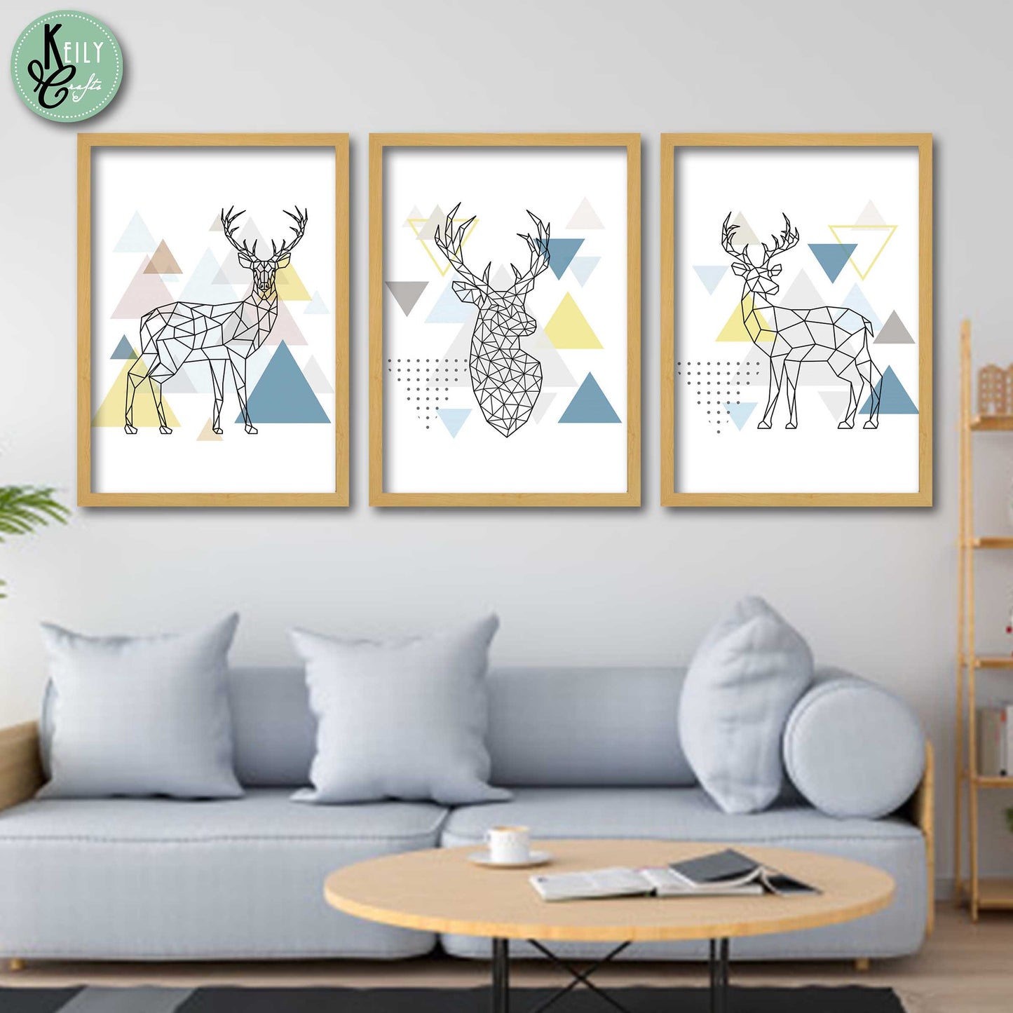 Scandinavian Deer Wall Art