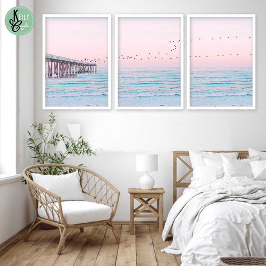 Pastel Beach Art