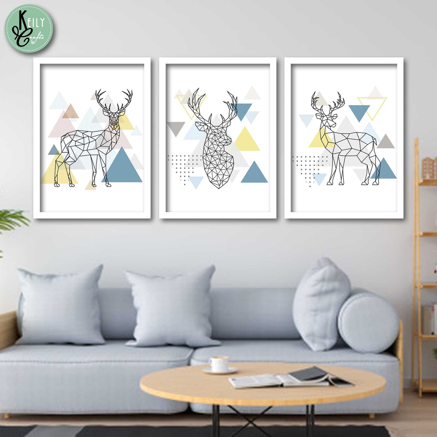 Scandinavian Deer Wall Art